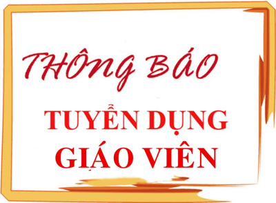 Thông báo tuyển dụng giáo viên hợp đồng năm học 2025-2026