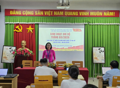 Sinh hoạt chi bộ tháng 3 năm 2026, kể chuyện Bác Hồ và triển khai nghị quyết 79, 80