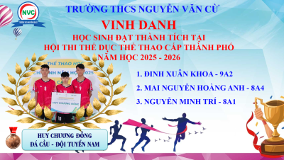 Vinh danh học sinh đạt thành tích môn Đá cầu tại Hội thi Thể dục Thể thao thành phố Hồ Chí Minh năm học 2025 - 2026