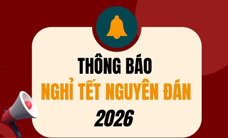 Trường THCS Nguyễn Văn Cừ thông báo nghỉ Tết Nguyên đán Bính Ngọ 2026