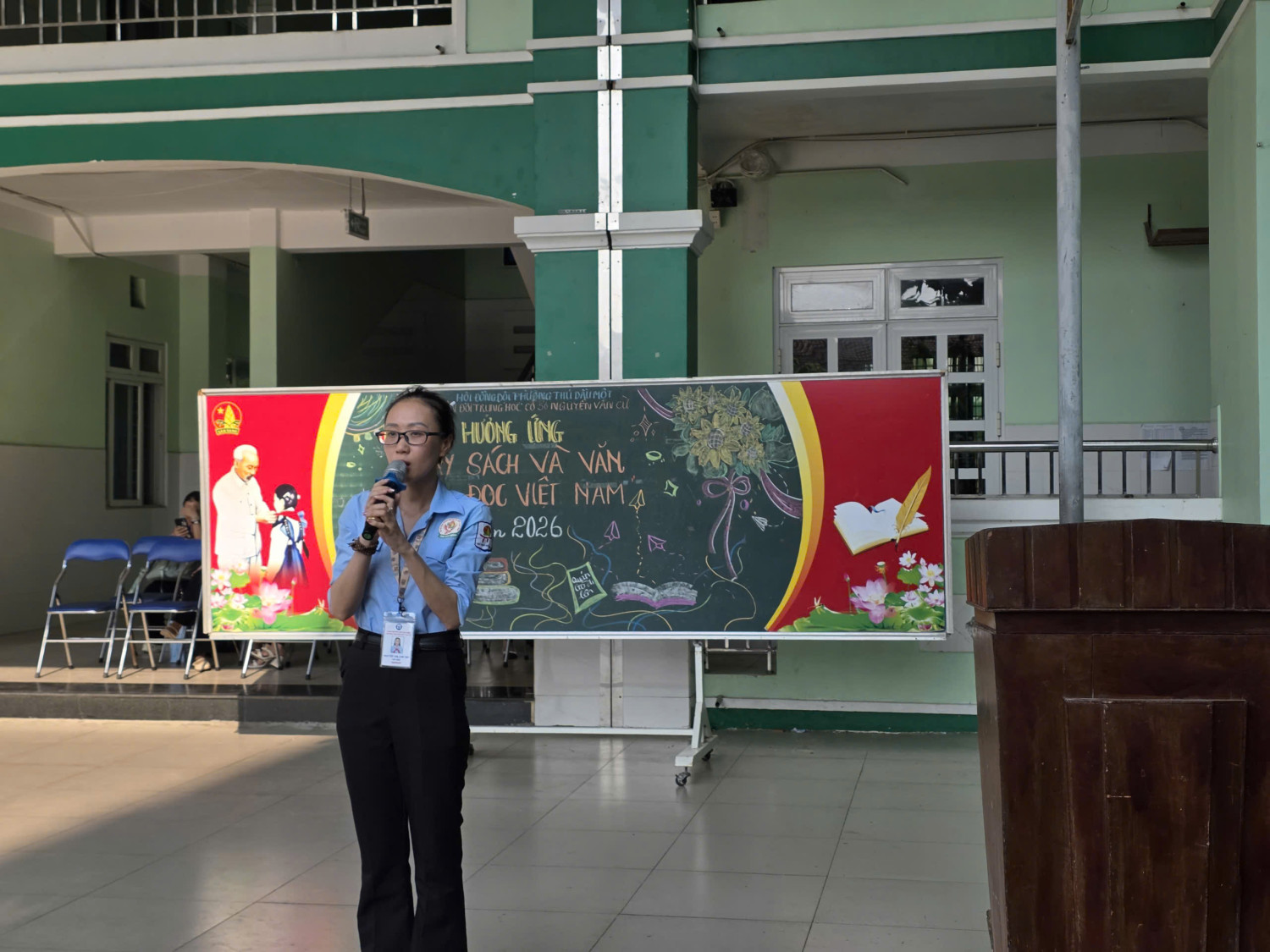 Liên đội THCS Nguyễn Văn Cừ tổ chức các hoạt động hưởng ứng "Ngày Sách và Văn hóa đọc Việt Nam "năm 2026